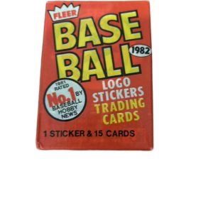 leer 1982 Baseball Factory Sealed Wax Pack