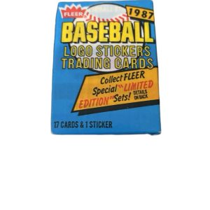 Fleer 1987 Baseball Unopened Wax Pack